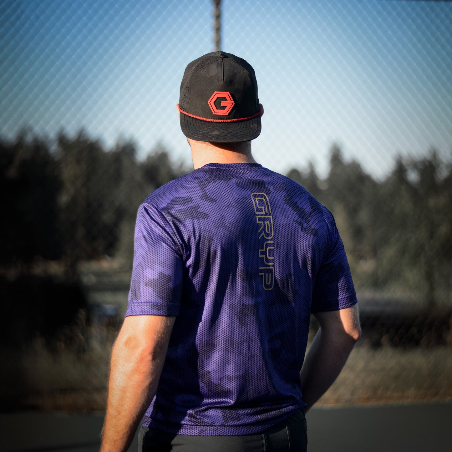 Purple Jesus Athletic Shirt