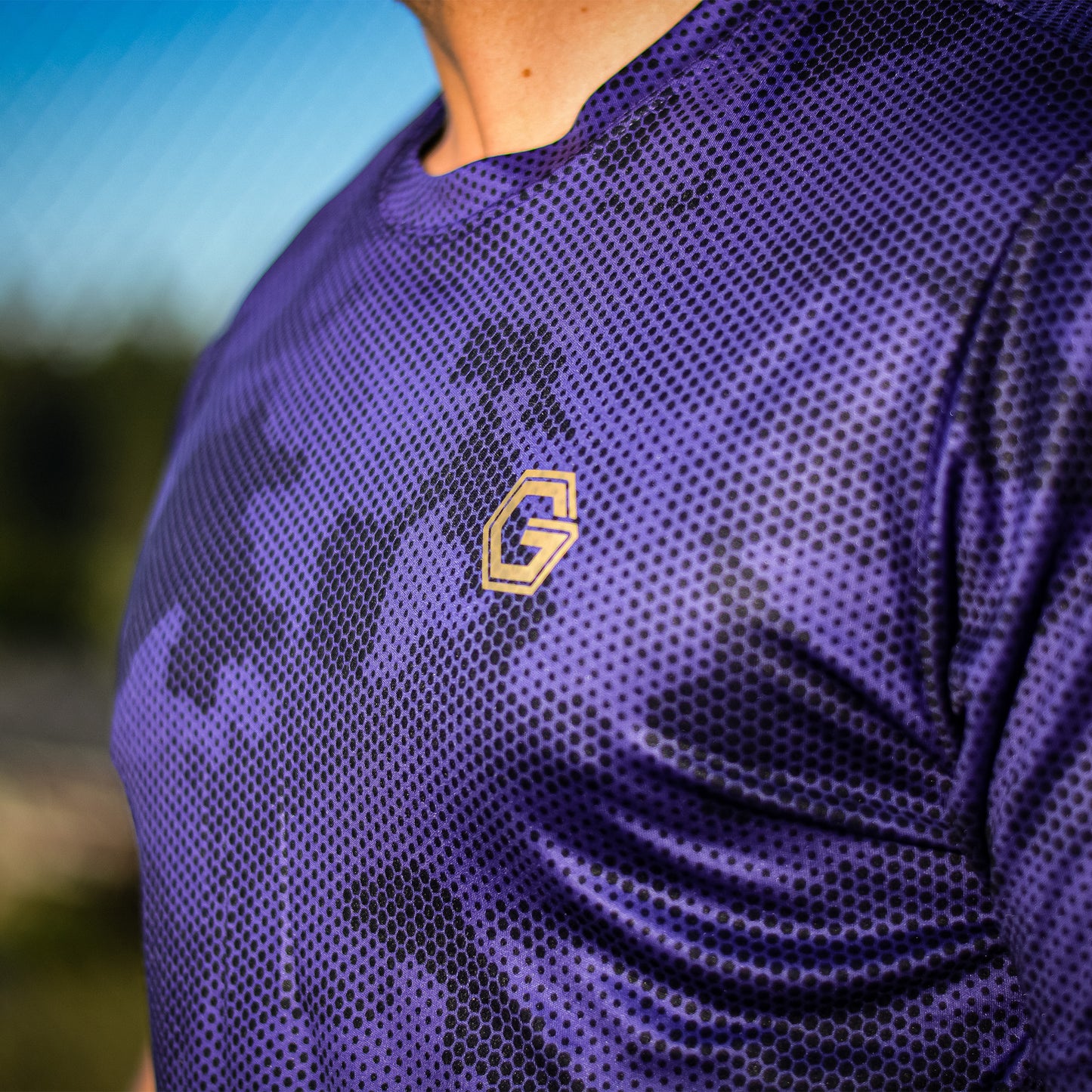 Purple Jesus Athletic Shirt
