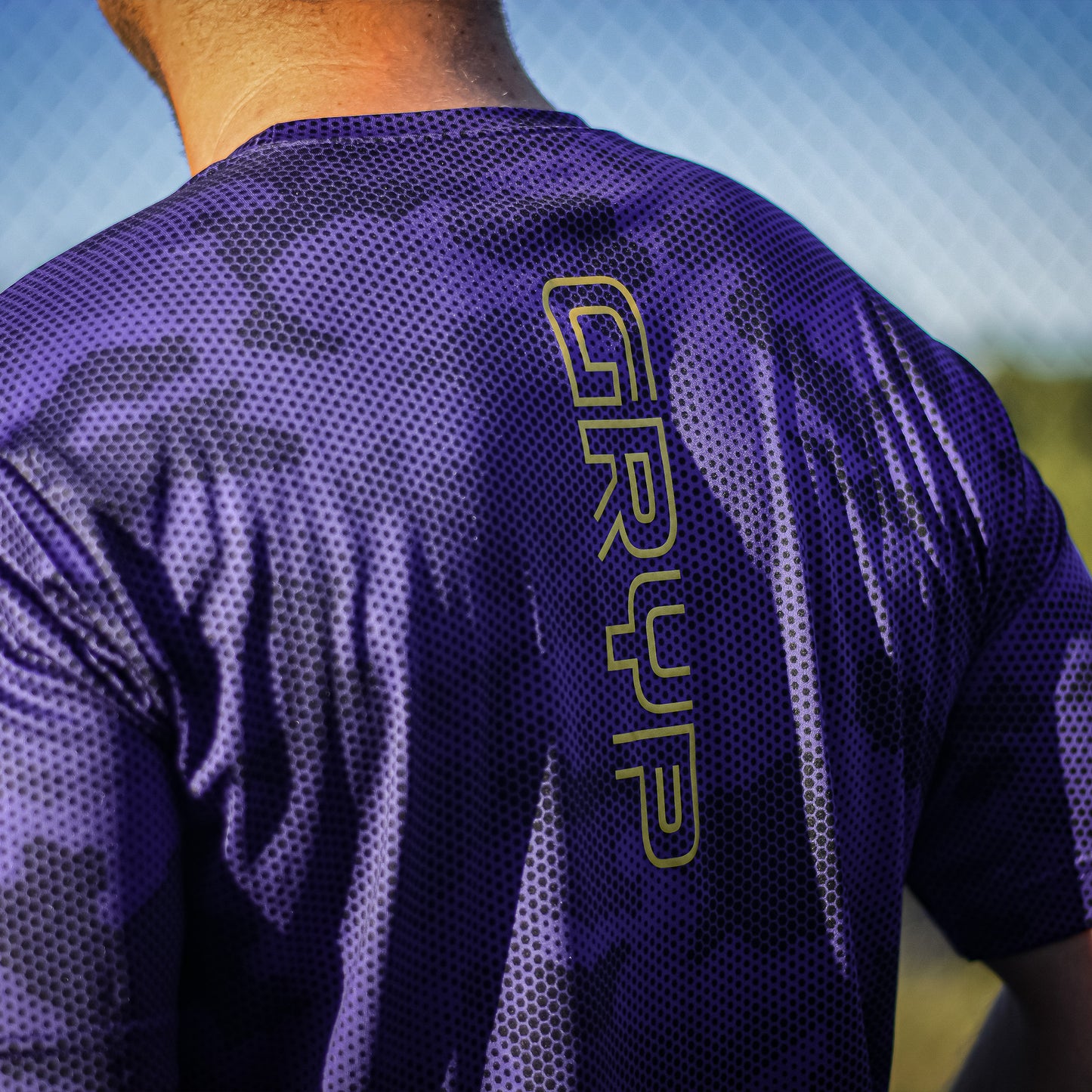 Purple Jesus Athletic Shirt